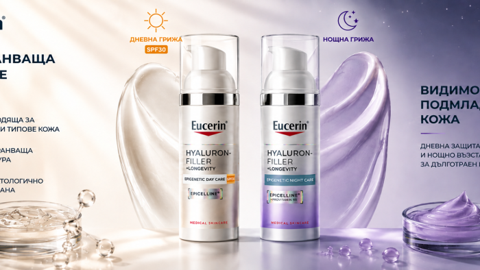 Кожата има нов план срещу времето: запознайте се с новия Eucerin Hyaluron-Filler +