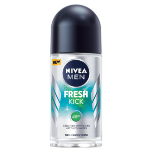 Nivea Men Fresh Kick Roll-On Рол-он против изпотяване с 48 часова защита, 50ml