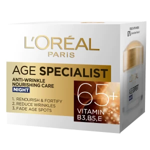 L'Oreal Paris Age Specialist 65+ Лореал Нощен крем за лице против бръчки , 50ml