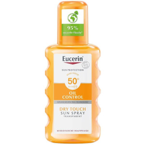 Eucerin Sun Protection Oil Control Dry Touch слънцезащитен прозрачен спрей SPF50, 200 мл