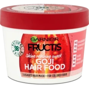 GARNIER FRUCTIS Goji Hair Food Маска за боядисана коса, 390 ml