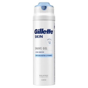 Gillette Skin Ultra Gel Sensitive Гел за бръснене за чувствителна кожа , 200ml