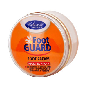 Kokona Cosmetics Foot Guard Foot Cream​​​​​​​ Крем за крака против подсичане, сърбеж и изпотяване, 50ml