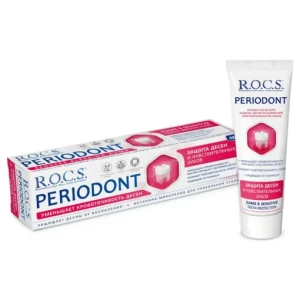 R.O.C.S. Periodont Паста за зъби за облекчаване симптомите на подуване, кървене на венците, 75ml