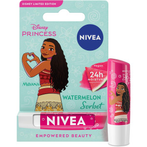 NIVEA Lip Balm идратиращ Балсам за устни с освежаващ плодов аромат на сорбе от диня, 4,8g