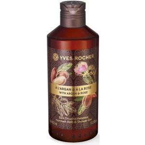 Yves Rocher Argan Plaisirs Nature Душ гел с Арган и роза,  400 ml