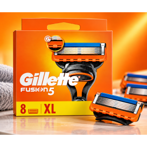 Gillette Fusion5 Резервни ножчета за самобръсначка - 8 броя