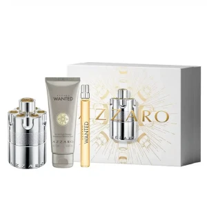 Azzaro Wanted Set ( 100 ml EDP + 10 ml EDP + 75 ml Haire & Body Shamoo )  Мъжки подаръчен комплект
