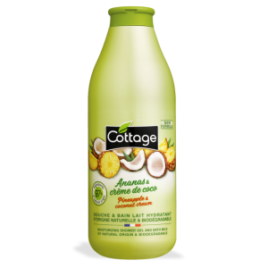 Cottage Pineapple&Coconut Овлажняващ душ гел с Крем от Ананас Кокос, 750ml