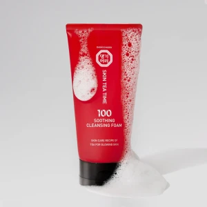 Doori Skin Tea Time 100 Cleansing Foam  Успокояваща почистваща пяна за лице Шизандра, 150ml
