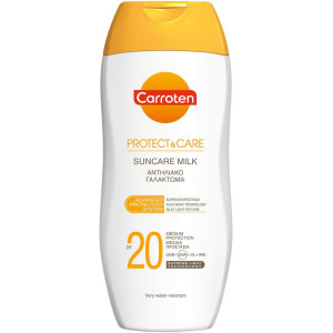 Carroten Protect & Care Каротен Слънцезащитно мляко за тяло SPF20 - 200 ml