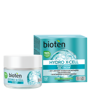 Bioten HYDRO X∙CELL Gel Cream Хидратиращ и овлажняващ гел крем 72h , 50 ml