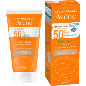 Avene  Cleanance Tinted  Авен Клиананс Тониран Крем за мазна кожа с  SPF 50+ , 50ml