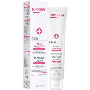 Topicrem CICA Soothing Cream Топикрем Регенериращ успокояващ и хидратиращ крем,40мл