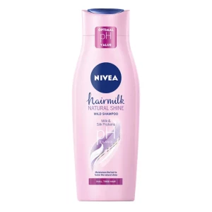 Nivea Hairmilk Natural Shine Шампоан за повече блясък, 400 ml