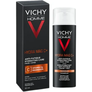 VICHY HOMME MAG C+   Виши Хидратиращ и укрепващ крем за лице и очи, 50ml