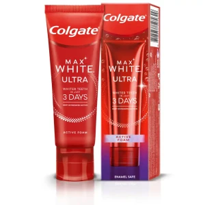 Colgate Max White Ultra Active Foam Избелваща паста за зъби, 50ml