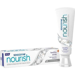 Sensodyne Nourish Healthy White Избелваща паста за зъби с биоактивни минерали, 75ml