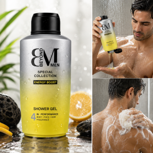 BEYOND MEN Special Collection Energy Boost Многофункционален душ гел 4 в 1  за ежедневна грижа за мъже, 500ml