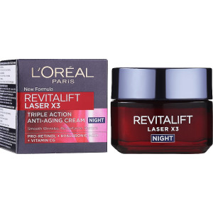 L'Oreal  Revitalift Night Cream  Лореал Ревиталифт Възстановяващ нощен крем, 50ml