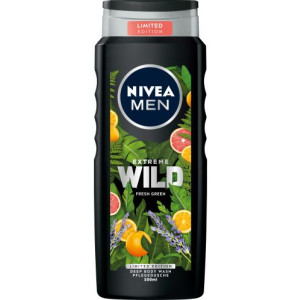 Nivea Men  Extreme Wild Fresh Green Душ гел  за коса и тяло