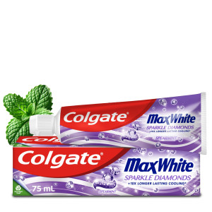 Colgate Max White Sparkle Diamonds Избелваща паста за зъби и предпазваща от кариес, 75ml