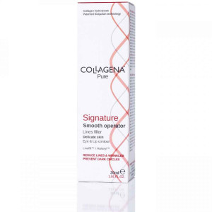 Collagena Pure Signature  Антиейдж лифтинг филър флуид за зоната около очите и устните, 30ml