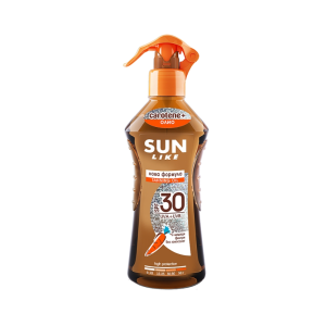 Sun Like Слънцезащитно масло за тяло за бърз загар SPF 30 , 200ml