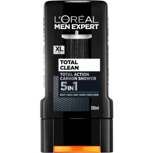 L’Oreal Men Expert Total Clean 5in1 Carbon Лореал Душ-гел за мъже 5в1 , 300ml