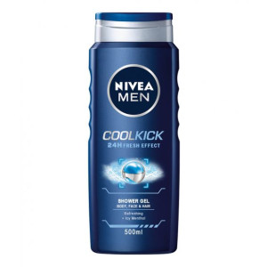 NIVEA MEN COOL KICK Мъжки душ гел за коса и тяло