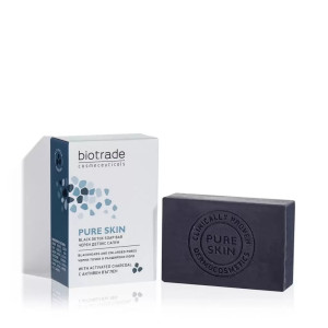 Biotrade Pure Skin  Детокс сапун с активен въглен  - 100 гр.
