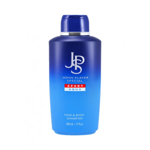 John Player Special Aqua Sport Шампоан за коса и тяло за мъже, 500ml