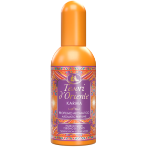 Tesori d'Oriente Karma Eau de Toilette Тоалетната вода с флорални акценти, топла дървесина и цитрусови нотки, 100ml