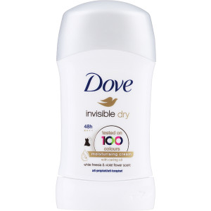 Dove Invisible Део  "Невидим" стик против изпотяване за жени, 40 ml