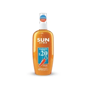 Sun Like Слънцезащитно спрей масло с блестящи частици SPF 20 , 150ml