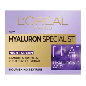 Loreal  Hyaluron Specialist Изпълващ и подхранващ нощен крем за лице х50 мл