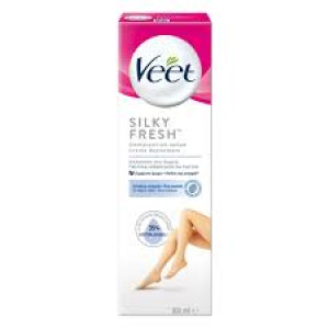 Veet Veet Silk & Fresh Вийт Депилиращ крем за крака и тяло за чувствителна кожа, 100ml