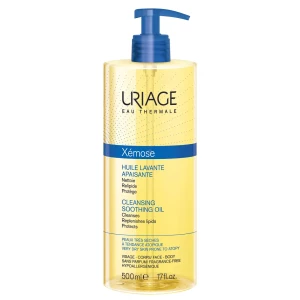 Uriage Xemose Почистващо успокояващо душ-олио за лице и тяло, 500ml