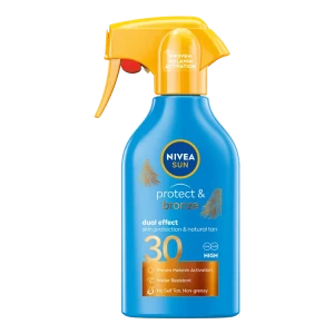 NIVEA SUN PROTECT & BRONZE СЛЪНЦЕЗАЩИТЕН СПРЕЙ С ПОМПА SPF30,  270ml