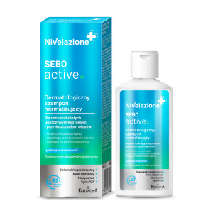 Farmona Nivelazione SEBO ACTIVE  Дерматологичен нормализиращ шампоан при себореен дерматит и мазна коса - 100 ml