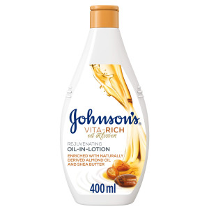 Johnson's Vita-Rich Oil  Подмладяващ лосион с бадемово и арганово масло