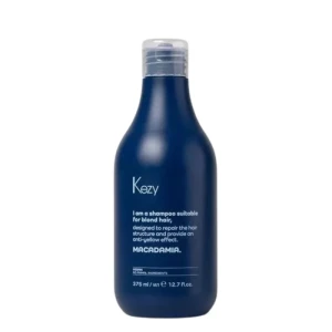 Kezy Macadamia Anti-yellow shampoo for blond hair Шампоан против жълтеникави оттенъци за руса коса, 375ml