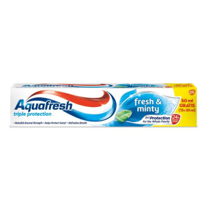 Aquafresh Triple Protection Fresh&Minty Паста за зъби с тройна защита и здрави венци, 125ml