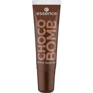 Essence Choco Bomb Shiny Lipgloss 01 Chocoholic Блестящият гланц за устни с аромат на шоколад , 10ml