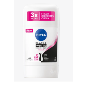 Nivea Black&White Invisible Clear Anti-Perspirant Нивеа Део стик за жени, 50ml