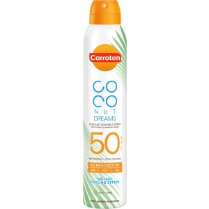 CARROTEN Coconut Dreams  Каротен Слънцезащитен спрей SPF50, 200 мл