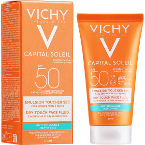 Vichy Capital Soleil Emulsion  Слънцезащитна емулсия за лице SPF50, 50 ml