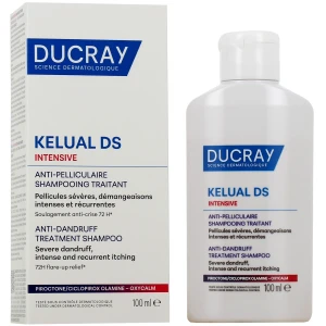 Ducray Kelual DS Intensive Anti-Dandruff  Шампоан  против  тежък пърхот  и повтарящ се сърбеж,100ml