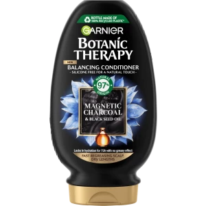 Garnier Botanic Therapy Magnetic Charcoal Балсам за суха коса и мазен скалп, 200ml