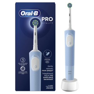 Oral-B Vitality Pro  Clean Blue Електрическа четка за зъби, синя - 24 месеца гаранция